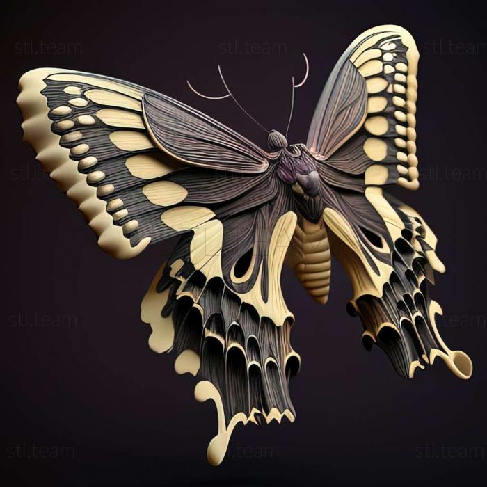 3D модель Papilio protenor (STL)